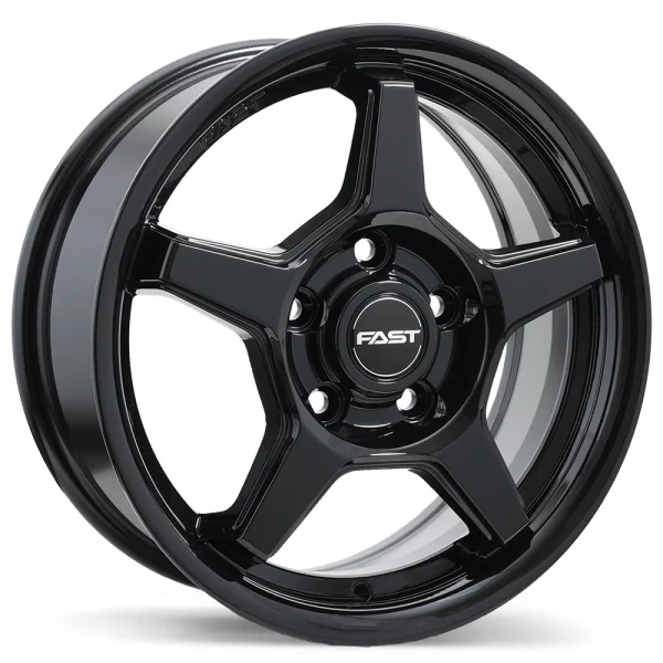 Fast Wheels – Flair – Black – 15″x6″ 40mm – All weather Wheels – F272-1560-65BN+40C671