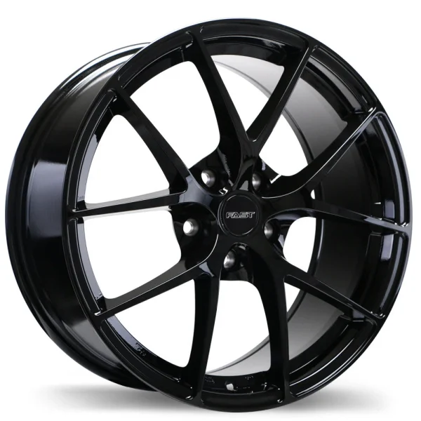 Fast Wheels – Innovation – Black – 17″x7.5″ 45mm – All weather Wheels – F219-1775-65BN+45C661