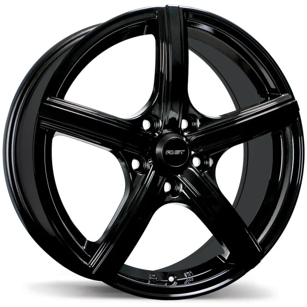 Fast Wheels – Jet – Black – 16″x7″ 45mm – All weather Wheels – F218-1670-65BN+45R641