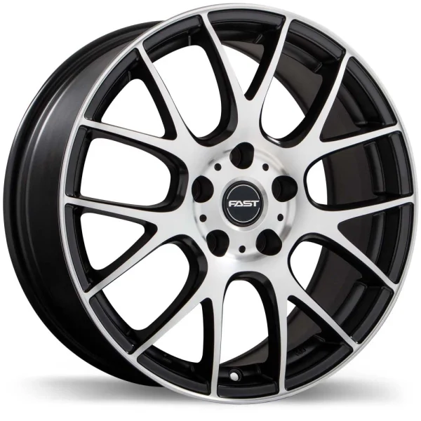 Fast Wheels – Kaizen – Black – 16″x6.5″ 35mm – Summer Wheels – F244N-1665-65FF+35C661