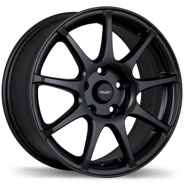 Fast Wheels – Orbit – Black – 15″x6.5″ 40mm – All weather Wheels – F207-1565-65FN+40C730