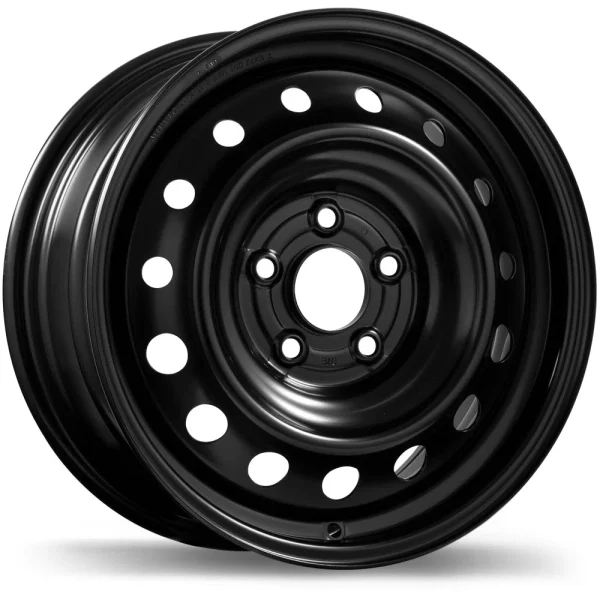 Fast Wheels – Steel – Black – 15″x6″ 40mm – All weather Wheels – S47-1560-65BN+40C715