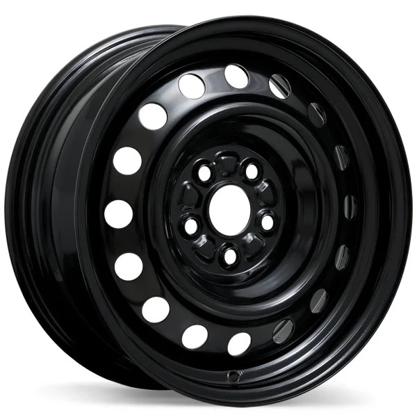 Fast Wheels – Steel / Acier – Black – 15″x6″ 33mm – All weather Wheels – ES41-1560-80BN+33C541
