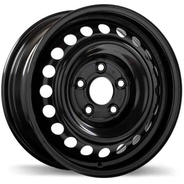 Fast Wheels – Steel / Acier – Black – 15″x6″ 41mm – All weather Wheels – K7660
