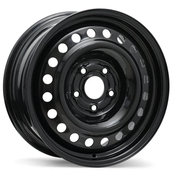 Fast Wheels – Steel / Acier – Black – 16″x6.5″ 42mm – All weather Wheels – ES48-1665-65BN+42R641