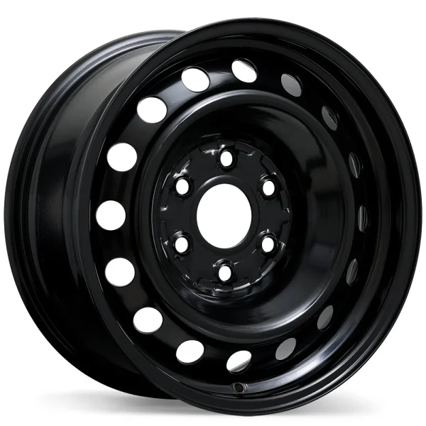 Fast Wheels – Steel / Acier – Black – 17″x7.5″ 20mm – All weather Wheels – ES51-1775-83BN+20C781