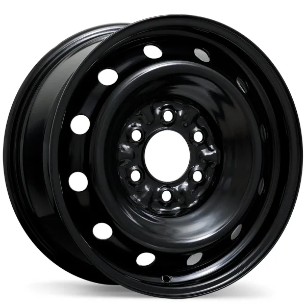 Fast Wheels – Steel / Acier – Black – 17″x7.5″ 44mm – All weather Wheels – ES52-1775-36BN+44C871