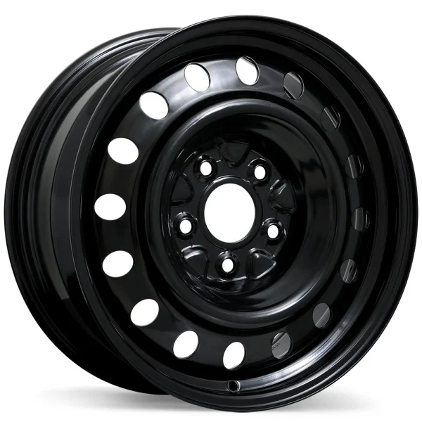 Fast Wheels – Steel / Acier – Black – 17″x7″ 40mm – All weather Wheels – ES62-1770-73BN+40C715