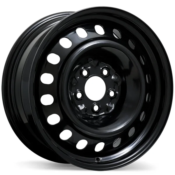 Fast Wheels – Steel / Acier – Black – 17″x7″ 40mm – All weather Wheels – ES76-1770-65BN+40C715