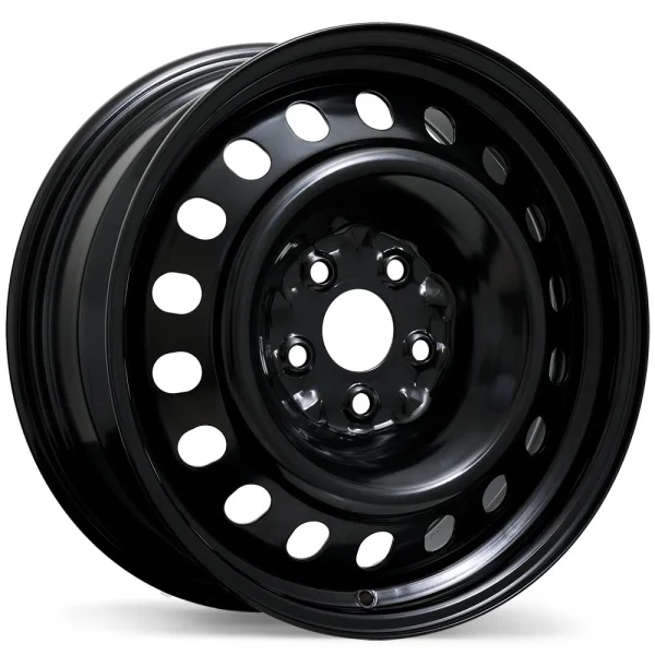 Fast Wheels – Steel / Acier – Black – 17″x7″ 42mm – All weather Wheels – ES65-1770-65BN+42R641