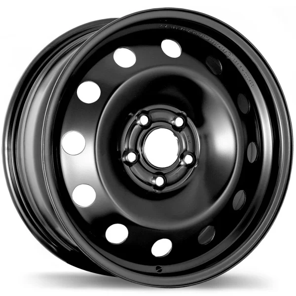 Fast Wheels – Steel / Acier – Black – 17″x7″ 48mm – All weather Wheels – K71407