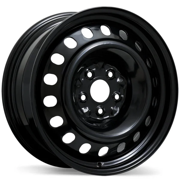 Fast Wheels – Steel / Acier – Black – 17″x7″ 50mm – All weather Wheels – ES59-1770-65BN+50R641