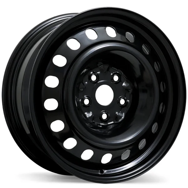 Fast Wheels – Steel / Acier – Black – 17″x7″ 55mm – All weather Wheels – ES78-1770-65BN+55C561