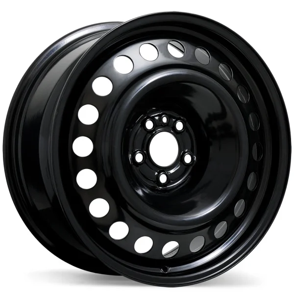 Fast Wheels – Steel / Acier – Black – 18″x8″ 50mm – All weather Wheels – ES67-1880-31BN+50C634