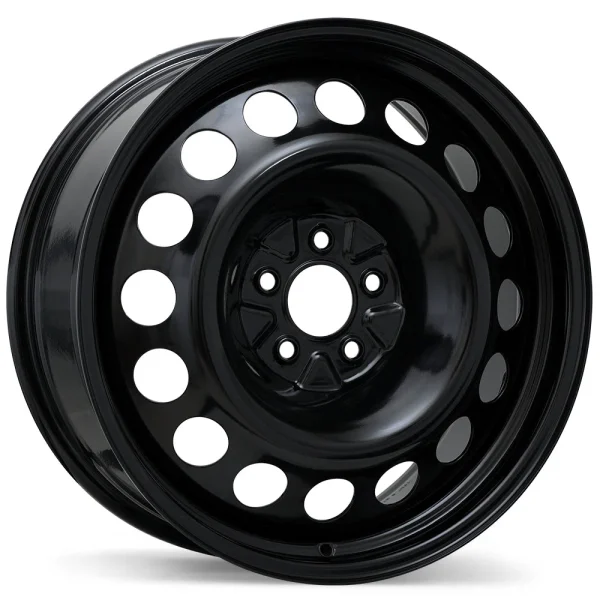 Fast Wheels – Steel / Acier – Black – 16″x6.5″ 45mm – All weather Wheels – ES46-1665-65BN+45C601