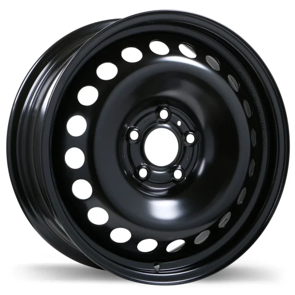Fast Wheels – Steel / Acier – Black – 15″x6″ 45mm – All weather Wheels – S43-1560-65BN+45C671