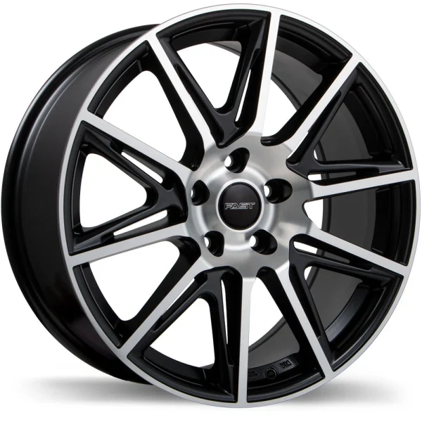 Fast Wheels – Switch – Black – 17″x7.5″ 35mm – Summer Wheels – F212-1775-65FF+35C671