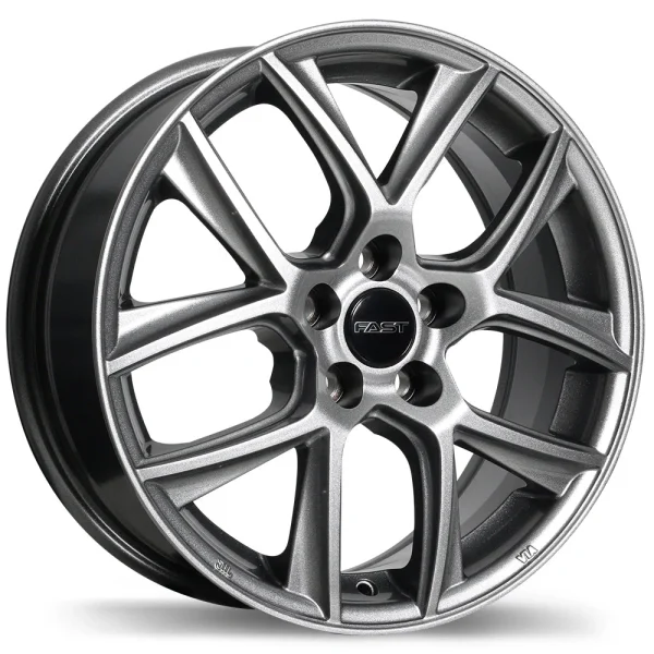 Fast Wheels – Tactic – Grey – 16″x6.5″ 40mm – All weather Wheels – F220-1665-80TN+40F541
