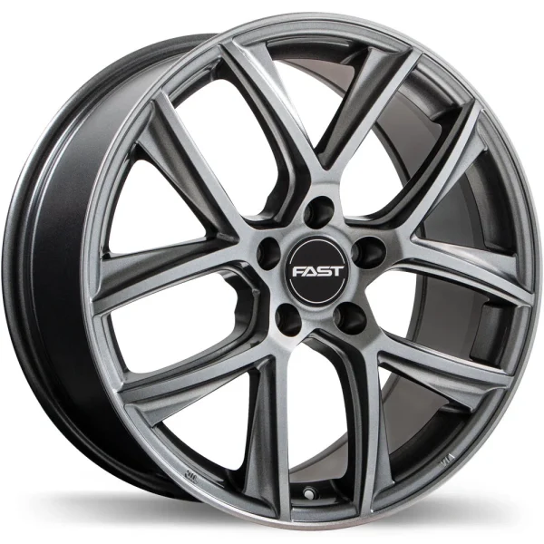 Fast Wheels – Tactic – Grey – 16″x6.5″ 40mm – All weather Wheels – F220Y-1665-65TN+40R641