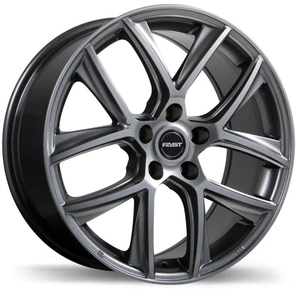 Fast Wheels – Tactic – Grey – 16″x6.5″ 35mm – All weather Wheels – F220N-1665-65TN+35C661