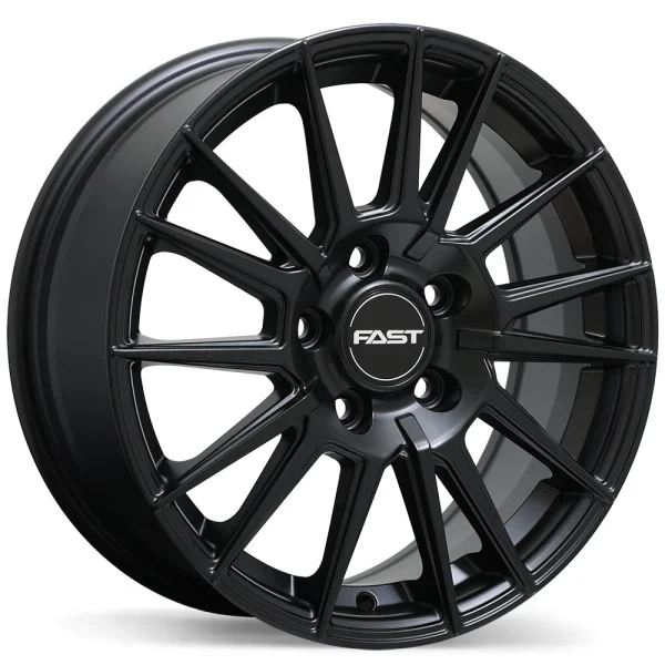 Fast Wheels – Tempest – Black – 16″x6.5″ 40mm – All weather Wheels – F280N-1665-65BT+40C661