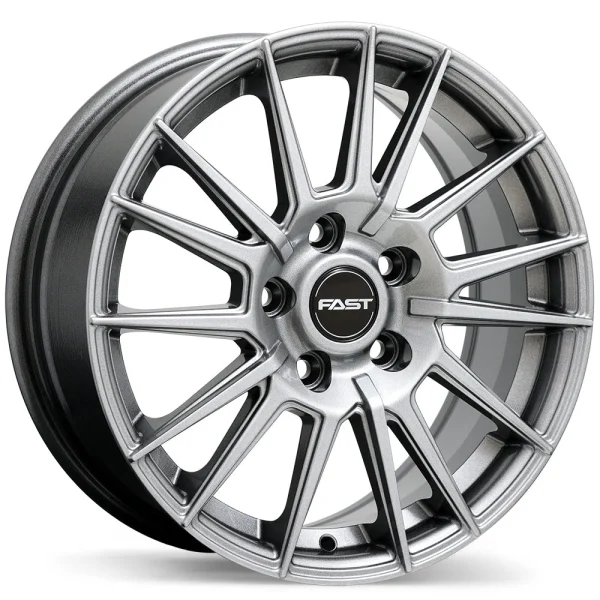 Fast Wheels – Tempest – Grey – 16″x6.5″ 42mm – All weather Wheels – F280-1665-65TN+42E671