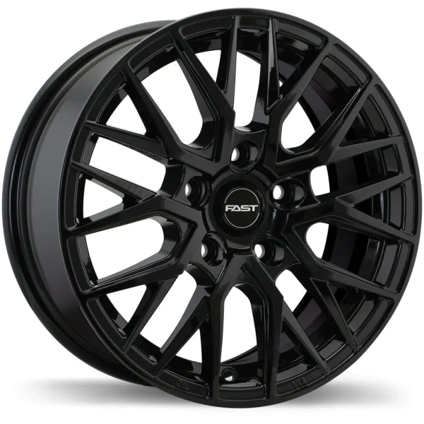 Fast Wheels – Tronic – Black – 15″x6.5″ 40mm – All weather Wheels – F238-1565-80BN+40F541