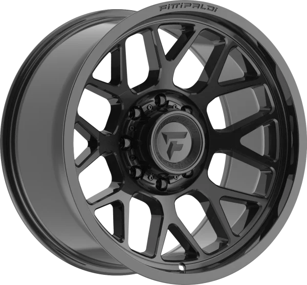 Fittipaldi Offroad – FA17 – Black – 20″x9″ 18mm – All weather Wheels – FA17-20908165P18B