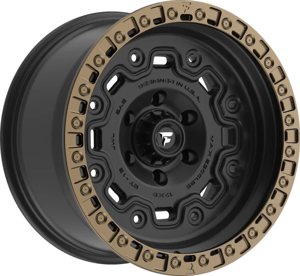 Fittipaldi Offroad – FT100 – Black – 17″x9″ -12mm – All weather Wheels – FT100-17906139N12BZ