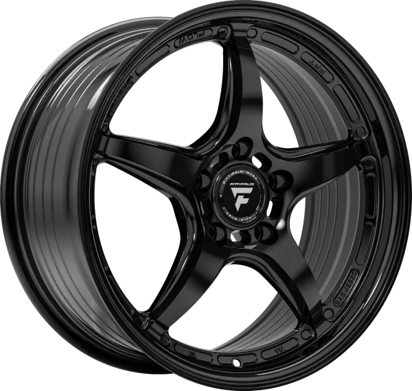 Fittipaldi Sport – FS367 – Black – 17″x8″ 35mm – All weather Wheels – FS367-17805100P35B