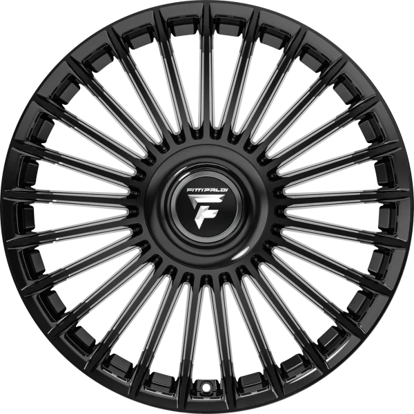 Fittipaldi Sport – FS370 – Black – 22″x9.5″ 38mm – All weather Wheels – FS370-229550814P38B