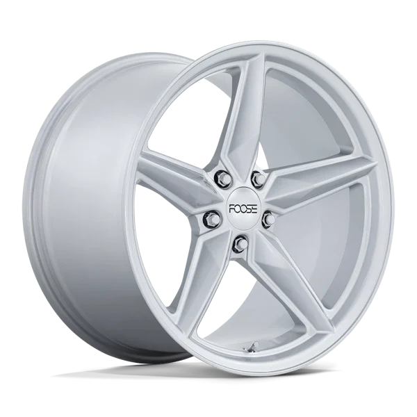 Foose – F174 CF8 – Silver – 19″x11″ 43mm – All weather Wheels – F174191113+43