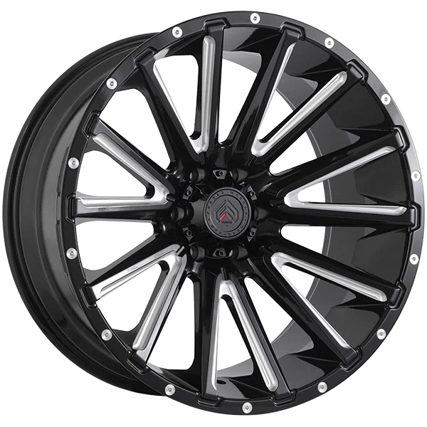 Forged Offroad – XR110 – Black – 20″x12″ -44mm – Summer Wheels – XR102004