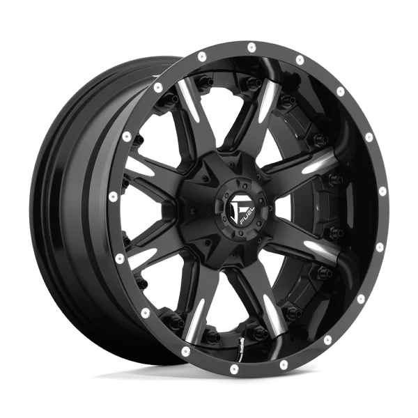 Fuel – D251 NUTZ – Black – 20″x10″ -19mm – Summer Wheels – D25120005747