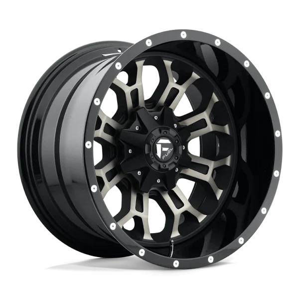 Fuel – D268 CRUSH – Black – 22″x12″ -44mm – Summer Wheels – D26822209847