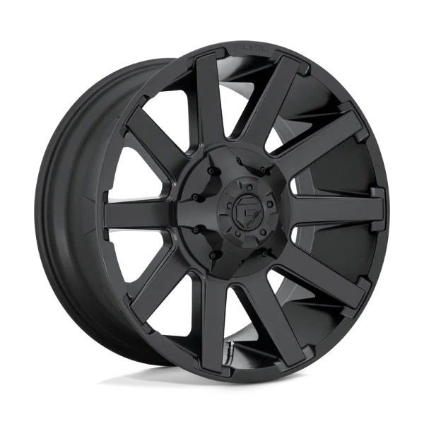 Fuel – D437 CONTRA – Black – 18″x9″ 1mm – All weather Wheels – D43718907050