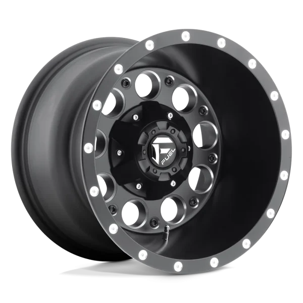 Fuel – D525 REVOLVER – Black – 15″x10″ -43mm – Summer Wheels – D52515008337