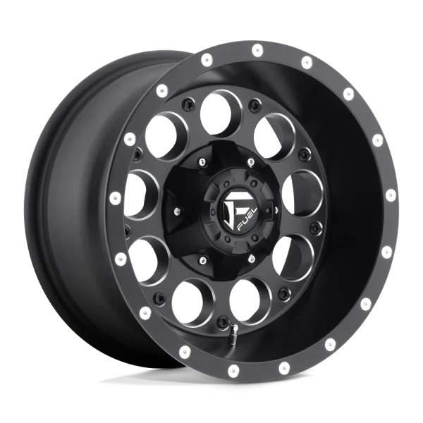 Fuel – D525 REVOLVER – Black – 15″x8″ -18mm – Summer Wheels – D52515808337