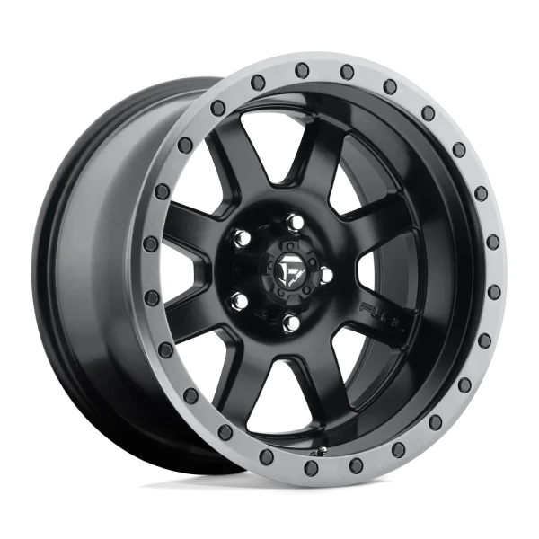 Fuel – D551 TROPHY – Black – 18″x10″ -24mm – All weather Wheels – D55118007345