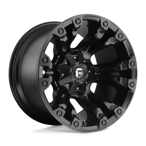 Fuel – D560 VAPOR – Black – 20″x12″ -44mm – All weather Wheels – D56020209847