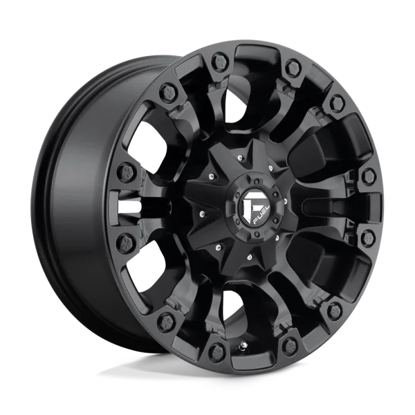 Fuel – D560 VAPOR – Black – 15″x8″ -16mm – All weather Wheels – D56015800437