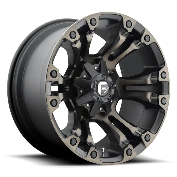 Fuel – D569 VAPOR – Black – 17″x10″ -18mm – All weather Wheels – D56917007047