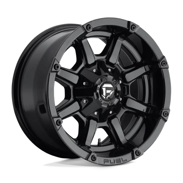 Fuel – D575 COUPLER – Black – 17″x9″ -12mm – All weather Wheels – D57517909845