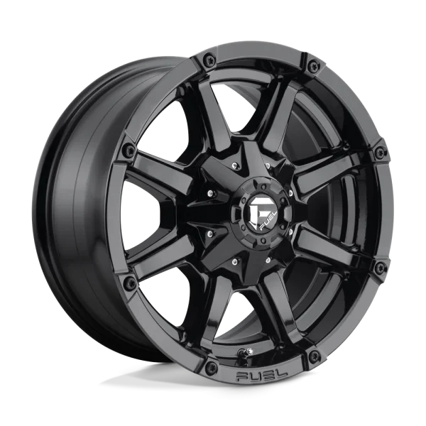 Fuel – D575 COUPLER – Black – 17″x9″ -12mm – All weather Wheels – D57517902645