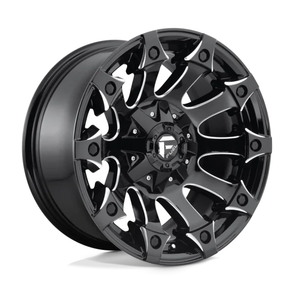 Fuel – D578 BATTLE AXE – Black – 18″x9″ -12mm – Summer Wheels – D57818902645
