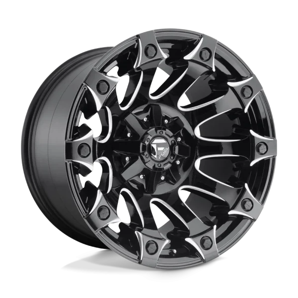 Fuel – D578 BATTLE AXE – Black – 20″x12″ -44mm – Summer Wheels – D57820209847