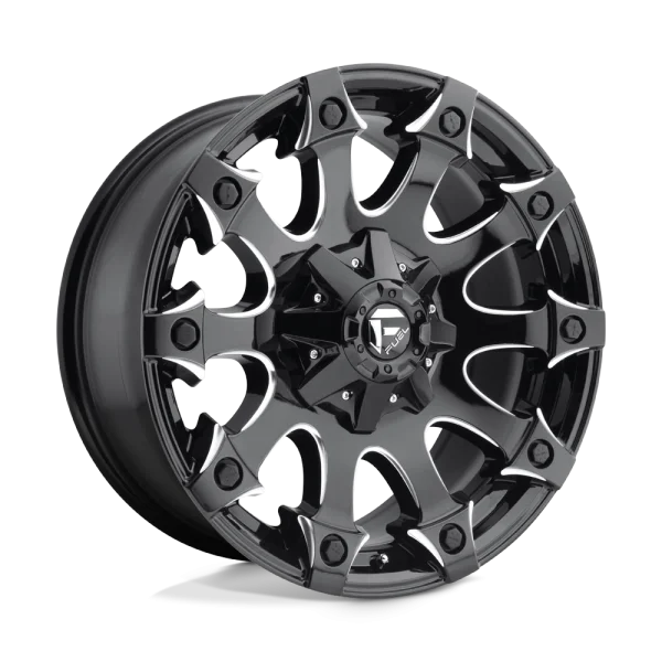 Fuel – D578 BATTLE AXE – Black – 17″x9″ -12mm – Summer Wheels – D57817909845