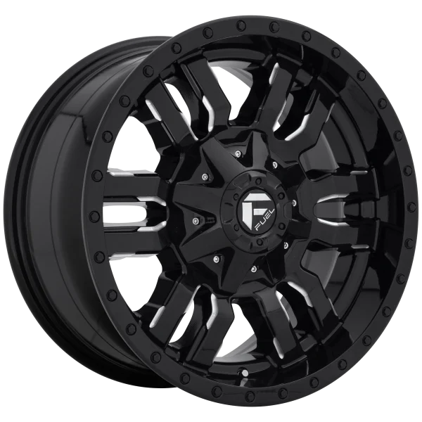 Fuel – D595 SLEDGE – Black – 26″x14″ -75mm – Summer Wheels – D59526401845