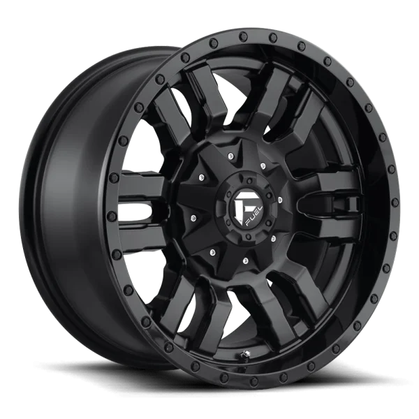 Fuel – D596 SLEDGE – Black – 17″x8″ 35mm – All weather Wheels – D5961780A359