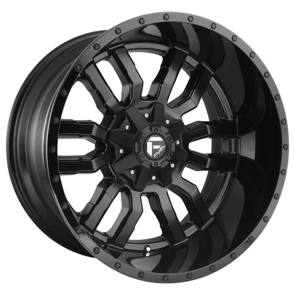 Fuel – D596 SLEDGE – Gunmetal – 24″x12″ -44mm – All weather Wheels – D59624208247